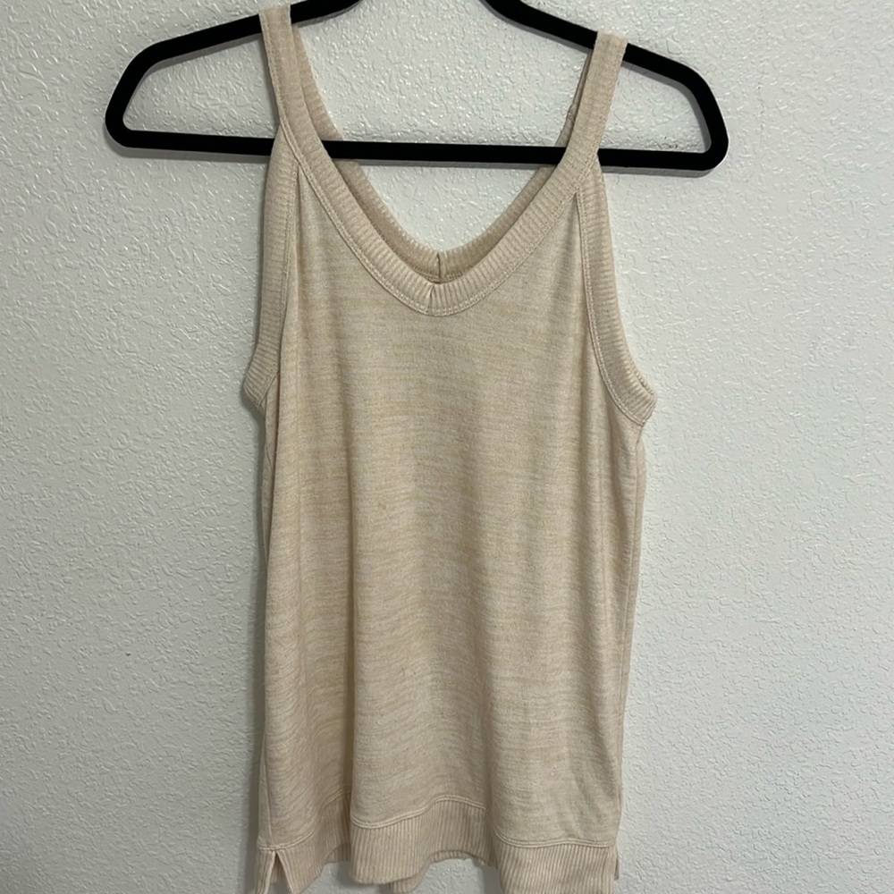 Gap knit small/tall oatmeal tank